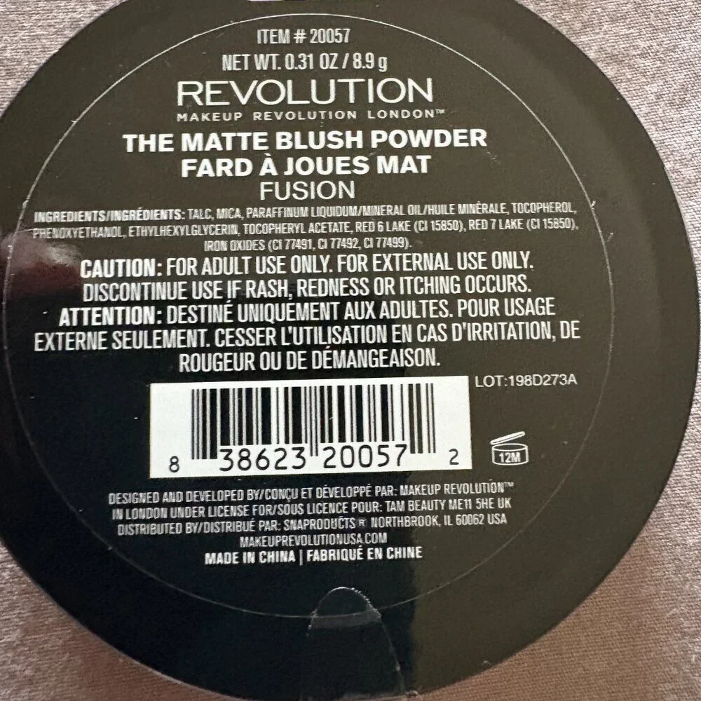 Revolution The Matte Blush (Fusion)